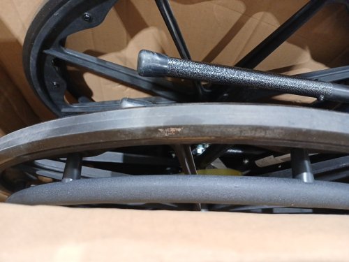 MEDLINE GUARDIAN K1 WHEELCHAIR - 300LB CAP - BLACK (MODEL: K1166N22S) image 7