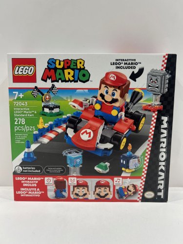 278pc Lego - Super Mario - interactive Lego Mario & standard kart (72043) image 3