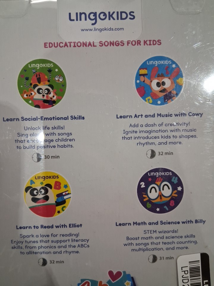 4PK ONANOFF LINGOKIDS STORY SHIELDS WITH EDUCATIONAL SONGS, STORIES, & LESSONS FOR USE WITH STORYPHONES VIA APPLE/GOOGLE PLAY APP STORES (MODEL: ON-STORYBOOK-LK1) image 4