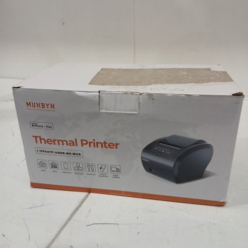 Munbyn Thermal Receipt Printer for 80mm Paper with Ethernet Port - Black (Model: ITPP047P) image 2