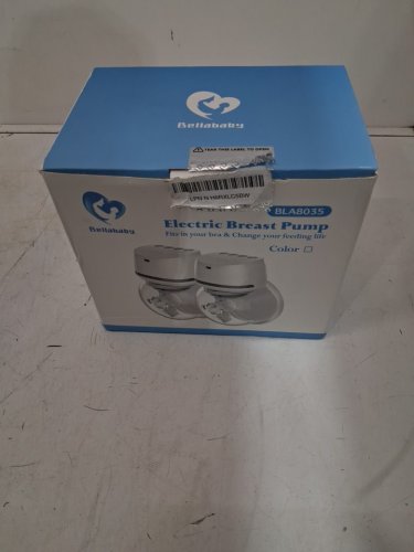 2PK BELLABABY WEARABLE HANDS FREE TOUCH CONTROL ELECTRIC BREAST PUMP - 6OZ - 24MM/17mm/19mm/21mm FLANGE - WHITE - (MODEL BLA8035) image 2