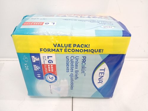 26PK UNISEX TENA PROSKIN BRIEFS - LARGE - SUPER ABSORBANT image 2