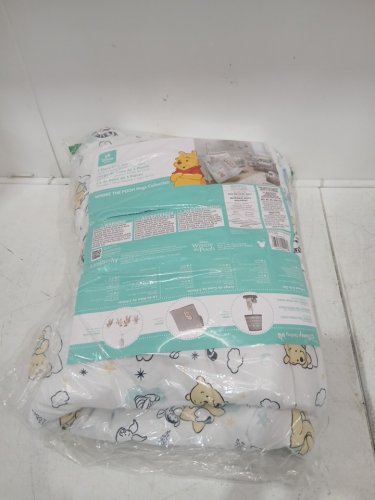 3PC Lambs & Ivy Disney Baby Winnie The Pooh Hugs Nursery Crib Bedding Set - MULTICOLOR(STYLE: 782003V) image 2