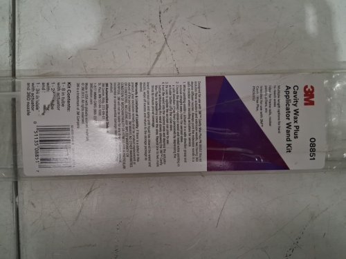 2PC 3M Cavity Wax Plus Applicator Wand Kit - 08851 image 3