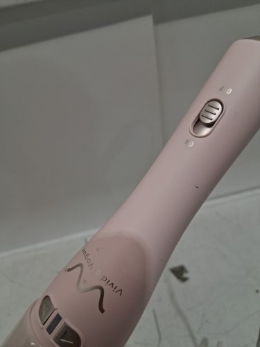 vivid & vogue automatic rotating hair curler - pink (model: vav-022d) image 4
