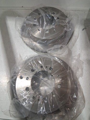 6PC APREMIUM rear Disc Brake Rotors/ ceramic brake pad, 2007-2021 Toyota/Lexus (model: BRR31483/BPD13040) image 6