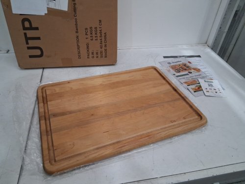 Utoplike XXXL Bamboo Cutting Board - 20" x 30" - natural image 2