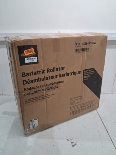 GUARDIAN MEDLINE Standard Bariatric Heavy Duty Rollator WALKER, Burgundy (MODEL: MDS86800XW) image 2