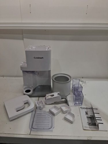 Cuisinart mix-it-in electric soft serve ice cream/frozen dessert maker - 1.5qt capacity - white (model: ice-48c) image 2