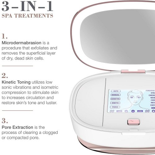 Trophy Skin UltraDermMD Home Spa Microdermabrasion Machine - White (Model: TSULMD) image 2