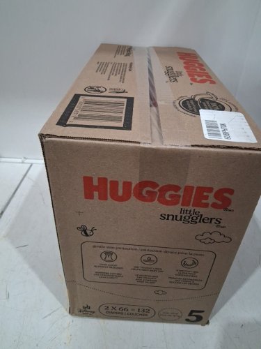 132PK HUGGIES LITTLE SNUGGLERS GENTLE SKIN PROTECTION DIAPERS - SIZE 5 - WINNIE THE POOH image 2