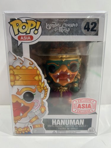 Funko pop! **asia exclusive** Asia: legendary creatures & myths - hanuman vinyl figure (#42) **plastic protector cover** image 2