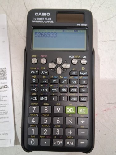 CASIO PLUS-2ND EDITION SCIENTIFIC CALCULATOR (MODEL: FX-991ES) image 4