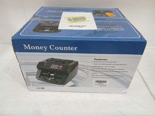 Money Counter Machine with tft display & UV/MG/IR/MT detection - black (model: y3518) image 2