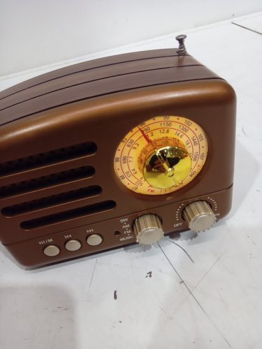 PRUNUS Retro Radio AM/FM/SW Vintage Radio with Bluetooth Speaker - bronze (model: J-160) image 4
