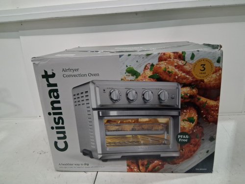 cuisinart Air Fryer and Convection Toaster Oven - 1800 watts - stainless steel - (model:TOA-60C) image 2