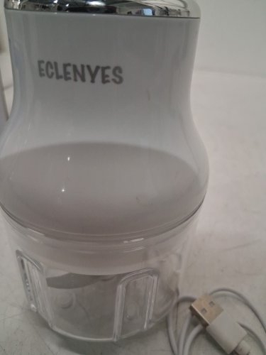 happy life electric rechargeable mini food chopper - 250ml - white image 3