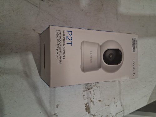 Laxihub 360° View 2K smart Camera with Phone App, Pan/Tilt, Motion & Sound Detection, Night Vision, Two-Way Audio, Works with Alexa - white (Model: P2T) image 2