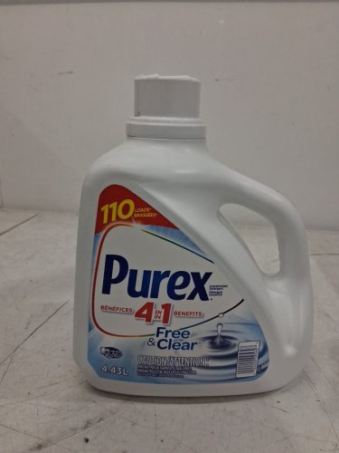 PUREX BRIGHT CLEAN 4 IN 1 FREE AND CLEAR LAUNDRY DETERGENT - 4.43L image 2