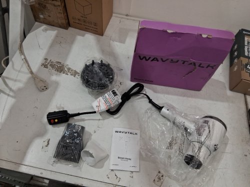 WAVYTALK blown away IONIC HAIR DRYER WITH DIFFUSER & CONCENTRATOR ATTACHMENTS - white (MODEL: ql-5917bdc-i) image 3