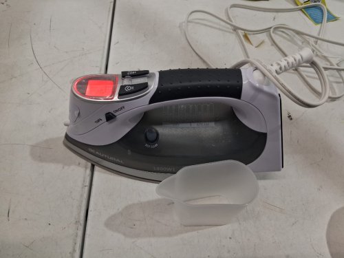 BEAUTURAL 1800W PROFESSIONAL STEAM IRON with electronic lcd display - white/grey (model: 724na-0001) image 3