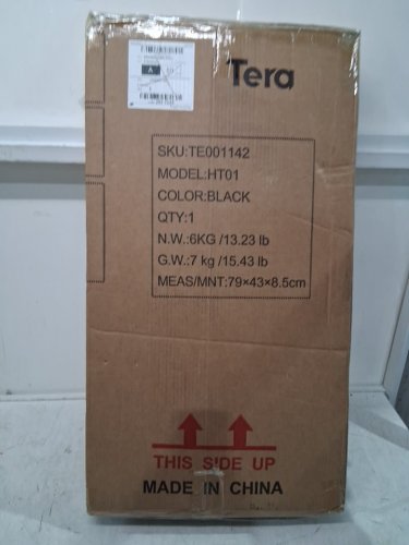 TERA STAIR CLIMBING DOLLY CART - 120LB STAIR CAPACITY - 260LB FLAT GROUND - 31" TO 41" HANDLE EXTENSION - BLACK/ORANGE - (MODEL:HT01) image 2