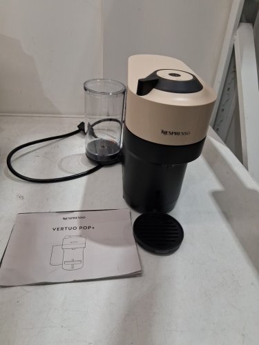 NESPRESSO BY DE LONGHI VERTUO POP+ SINGLE SERVE COFFEE AND ESPRESSO MACHINE - 750ML - SAND BEIGE(MODEL: ENV92BE) image 7