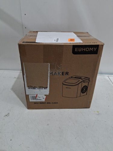 EUHOMY Countertop Ice Maker Machine - MAKES 26LB/Day - BLACK (MODEL: im-06d / IM001-Bbl-CAEH) image 2
