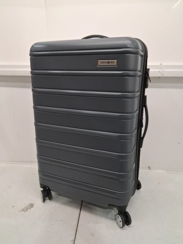 2pc Samsonite Omni 2 Hardside Expandable Spinner Luggage suitcase with telescopic handles - 22" & 24" - Solid Charcoal grey (model: 138449-3386) image 10