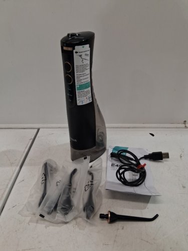 coslus rechargeable water flosser/oral irrigator - 300ml - black (model: e40) image 3