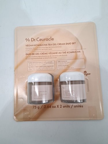 2PK Dr. Ceuracle Vegan Kombucha Tea Gel FACIAL Cream - 75G/EACH image 2