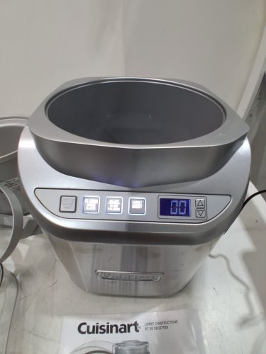 CUISINART GELATERIA FROZEN YOGURT, ICE CREAM, GELATO & SORBET MAKER - 1.9L capacity - SILVER/stainless steel (MODEL: ICE-70C) image 7
