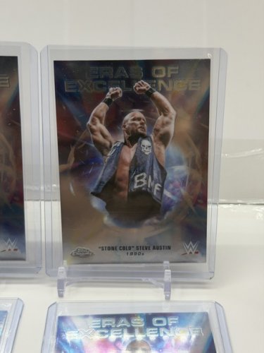 4 ASSTD WWE ERAS OF EXCELLENCE - STONE COLD, UNDERTAKER, RANDY ORTON, CM PUNK CARDS image 3