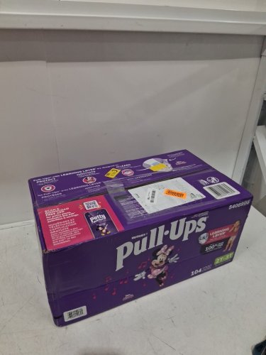 104pk pullups girls mini mouse diapers - size 2t-3t - multicoloured (model : 00036000540895) image 2