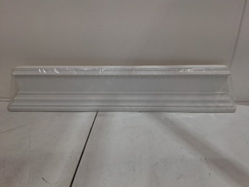 ekena millwork endurathane Craftsman Crosshead with Trim- 33" Bottom Width x 36.5" Top Width x 7-1/4"H x 1"P - white image 2