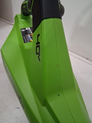GREENWORKS CORDLESS JET LEAF BLOWER *tool only* - 40V / 125MPH / 450CFM - GREEN (MODEL: blf346) image 4