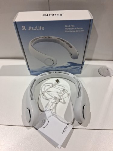 Jisulife LIFE4 5-Speed portable neck fan - OSFM - White (model: fa14-s) image 2