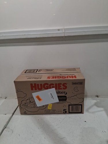 100PK HUGGIES OVERNITES NIGHT TIME BABY DIAPERS - SIZE 5 (27lb+) - WINNIE THE POOH - (model: 5454702) image 2