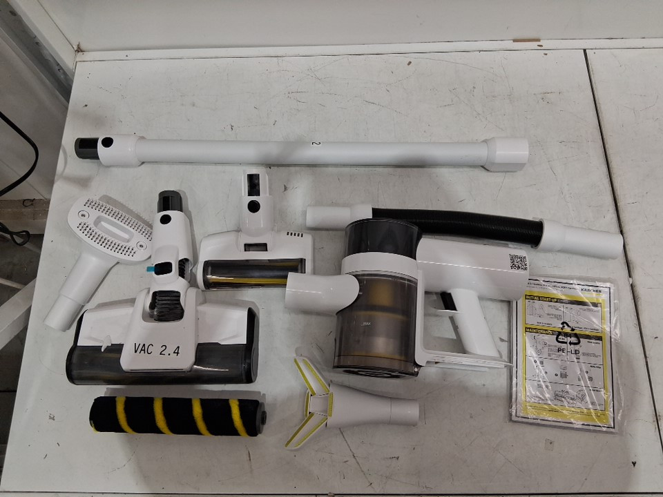 KARCHER VCN 5 CORDLESS LIGHTWEIGHT STICK AND HANDHELD VACUUM CLEANER, 3 SPEED - 550W - WHITE/YELLOW (MODEL: VCN 5) image 2
