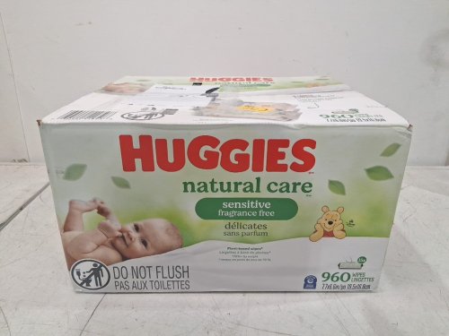 15PK HUGGIES NATURAL CARE SENSITIVE UNSCENTED BABY WIPES DISNEY THEMED - 64 per pack (960 TOTAL) - WINNIE THE POOH image 2