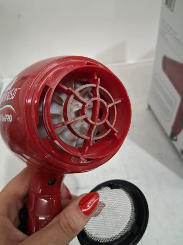 BaBylissPRO Nano Titanium PRO ITALO Luminoso Hair Dryer - red (MODEL: 3822345) image 4