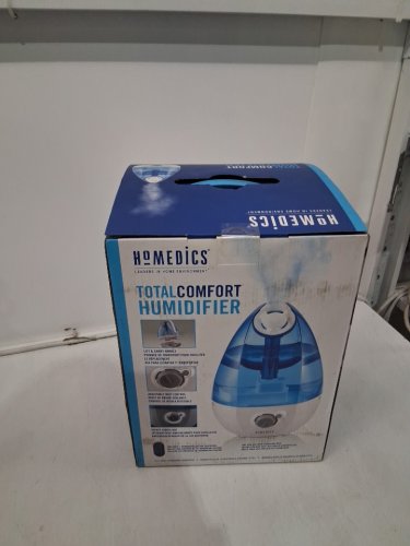Homedics Total Comfort cool mist ultrasonic Humidifier with Demineralization Cartridge - 1GAL - White/Blue (Model: UHE-CM25D) image 2