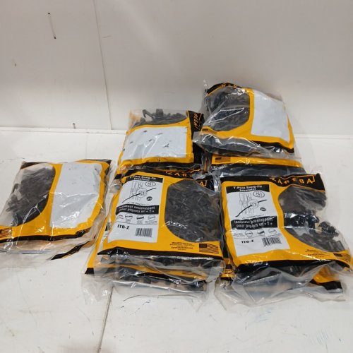 10 (25PK) 250 total ZAREBA ITB-Z STANDARD T-POST SNUG FIT INSULATOR FOR POLY WIRE, POLY ROPE - BLACK-(model: itbz) image 4