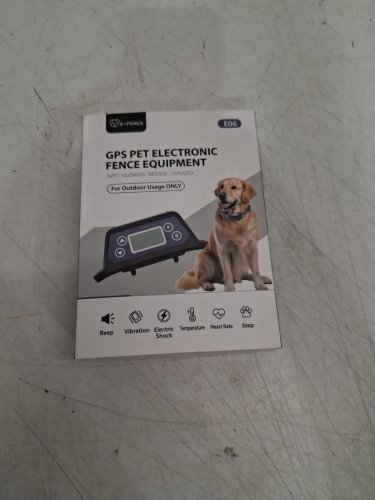 E-FENCE GPS Rechargeable Wireless Dog Fence Shock Trainer with Health Tracking - Purple/Black (Model: e06) image 8