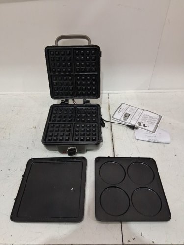 CUISINART 2-IN-1 BELGIAN WAFFLE MAKER WITH PANCAKE PLATE - STAINLESS STEEL (MODEL: WAF-350C) image 4
