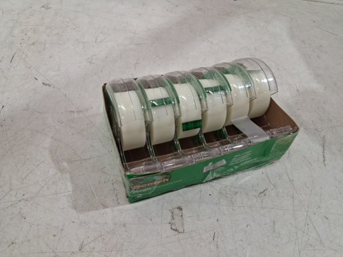 6pk scotch magic tape rolls with dispensers - invisible image 3