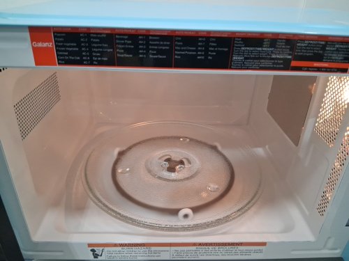 GALANZ RETRO-STYLE DIGITAL MICROWAVE OVEN - 0.7CU FT - bebop BLUE (MODEL: GLCMKZ07BER07) image 4