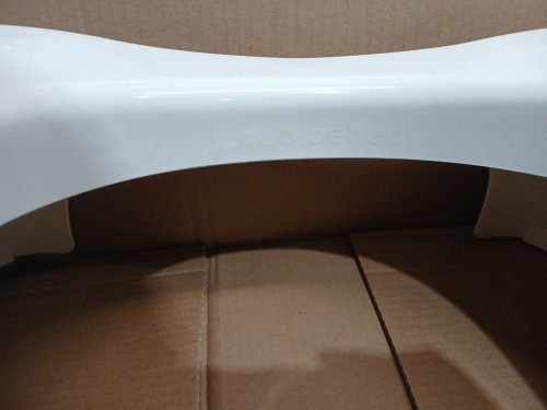 Squatty Potty the original Simple Toilet/bathroom Stool  with flushable wipes - 7" x 18" - WHITE (MODEL: SP-SIMPLE-OS) image 2