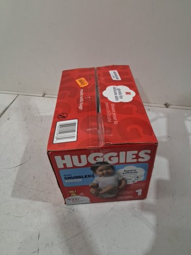 96PK HUGGIES LITTLE SNUGGLERS DISPOSABLE BABY DIAPERS - SIZE 1 (UP TO 14LBS) image 3