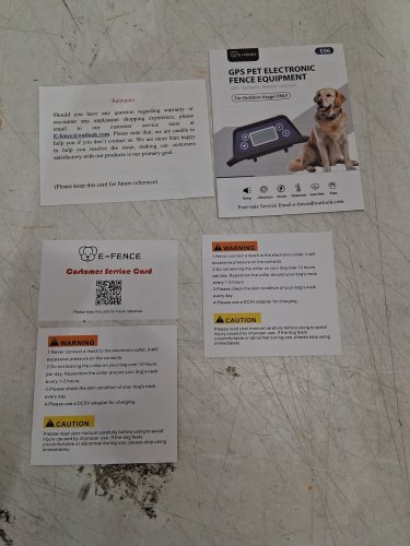 E-FENCE GPS Rechargeable Wireless Dog Fence Shock Trainer with Health Tracking - Purple/Black (Model: e06) image 4